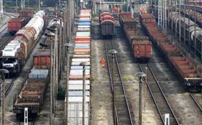 Güterverkehr auf der Schiene bricht ein