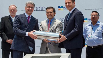 San José Chiapa: Audi legt Grundstein für Werk in Mexiko