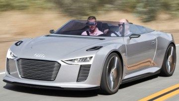 Konzeptstudie: Ausfahrt mit dem Audi e-tron Spyder