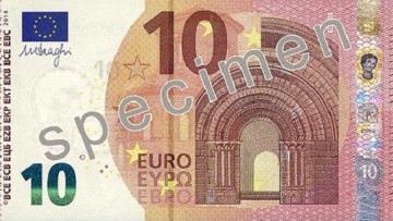 Zweite Stückelung der Europa-Serie: Der neue 10-Euro-Schein 