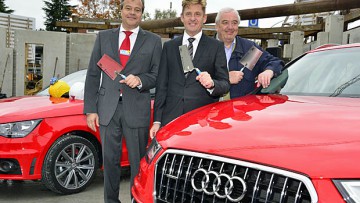 Grundsteinlegung: Auto Wichert baut Audi Terminal in Hamburg