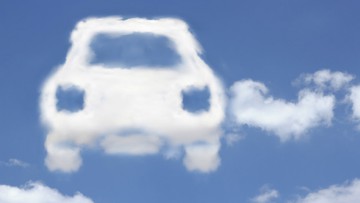 Auto Wolke Umwelt Abgas CO2
