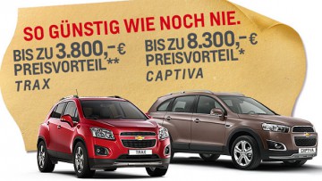Abverkauf: Chevrolet dreht kräftig an Rabattschraube