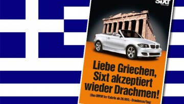 Sixt: Griechenland-Werbung sorgte für großen Wirbel