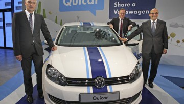 Carsharing: VW startet Quicar