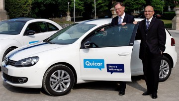 "Quicar"-Konzept: VW testet Carsharing in Hannover