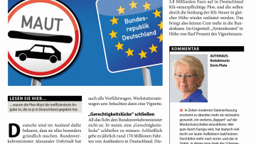 Ausgabe 16/2014: Sinnloser Wegezoll
