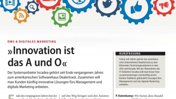 DMS & Digitales Marketing: " Innovation ist das A und O "