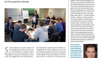 Kfz-Meisterschule beim ASM 2014: "Alle Führungskräfte sind Handwerker "