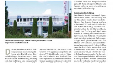 Insolvenz von Baden-Auto: Gerüchte um Freiburger VW/Audi-Markt
