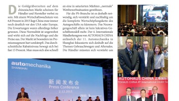 4. AUTOHAUS CHINA Händlerkongress: Fokus auf Gebrauchte und Aftersales