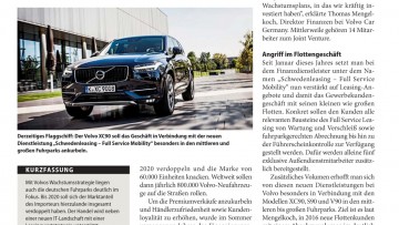 Volvo Full Service Mobility: Auf den Schweden gekommen