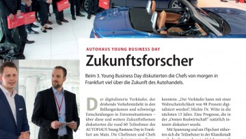 Autohaus Young Business Day: Zukunftsforscher