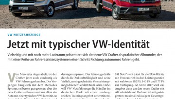 VW Nutzfahrzeuge: Jetzt mit typischer VW-Identität