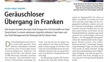 Feser-Graf-Gruppe: Geräuschloser Übergang in Franken
