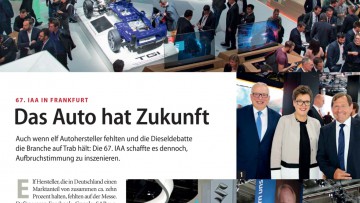 67. IAA in Frankfurt: Das Auto hat Zukunft
