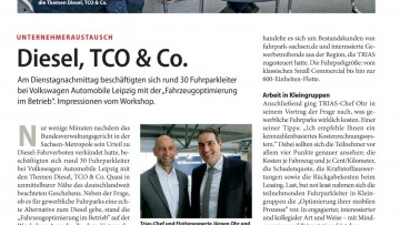 Unternehmeraustausch: Diesel, TCO & Co.