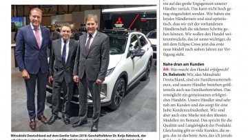 Mitsubishi Deutschland: "Händler auf unserem Weg mitnehmen"