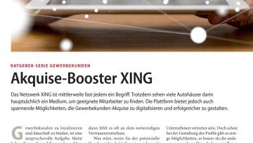 Ratgeber-Serie Gewerbekunden: Akquise-Booster XING