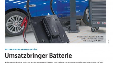 Batteriemanagement-Geräte: Umsatzbringer Batterie