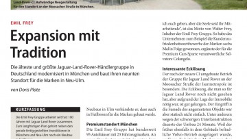 Emil Frey: Expansion mit Tradition