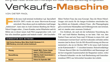 Ausgabe 01-02/2008: Verkaufs-Maschine