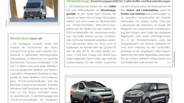 VW Nutzfahrzeuge: Einrechnungsgeschäft für Crafter-Koffer und Branchenlösungen