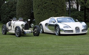 100 Jahre Bugatti: Alt und jung trifft sich am Comer See