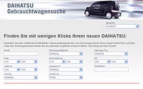Webmobil24-Kooperation: Daihatsu startet Gebrauchtwagenbörse