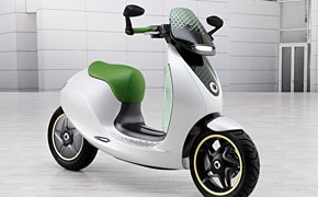 Zweirad-Studie: Smart "E-Scooter" rollt nach Paris