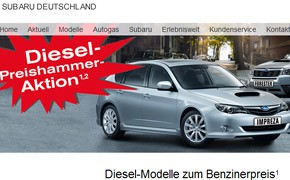 "Diesel zum Benziner-Preis": Subaru-Rabattaktion erneut verlängert