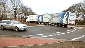Feldversuch mit Lang-LKW kann Anfang 2012 beginnen 