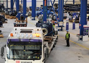 Schenker nimmt Schwerlast-Logistikhalle in Leipzig in Betrieb