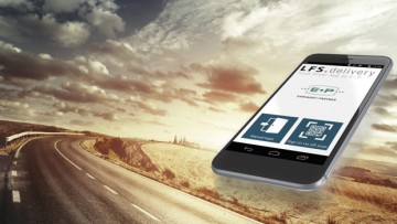 Truck-Driver-App verbindet Lager und Straße