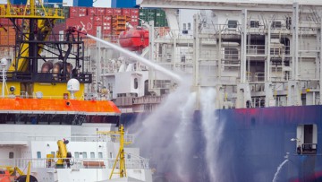 Löscheinsatz im Hamburger Hafen offiziell beendet