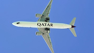 Qatar Cargo landet in Lüttich