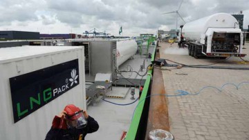 Rotterdam: Flüssigerdgas für Binnenschiffe