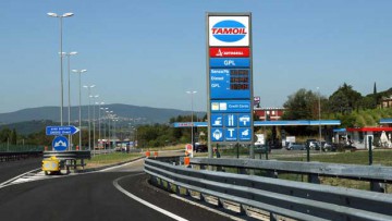 Tankstellen-Streik in Italien