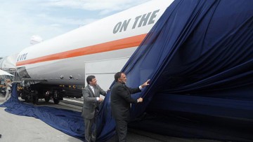 VTG präsentiert Europas ersten LNG-Kesselwagen