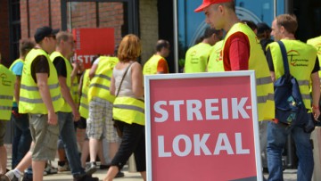 Streik bei Amazon in Bad Hersfeld 