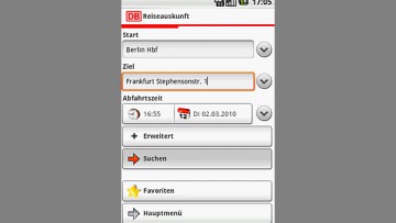 App-Test: Unterwegs mit der Deutschen Bahn