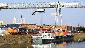 Containerterminal Aschaffenburg soll Umschlag verdoppeln