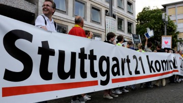 Südwest-Grüne wollen Protest gegen Stuttgart 21 beenden