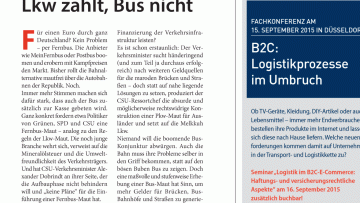 Einführung einer Bus-Maut: Editorial: Lkw zahlt, Bus nicht