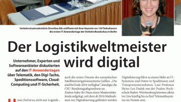 Der Logistikweltmeister wird digital