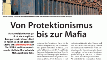Von Protektionismus bis zur Mafia