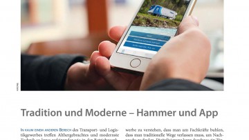 Tradition und Moderne - Hammer und App