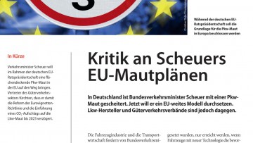 Kritik an Scheuers EU-Mautplänen