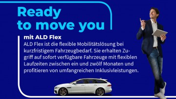 Neue Mobilitätslösung: ALD Flex für kurzfristigen Fahrzeugbedarf