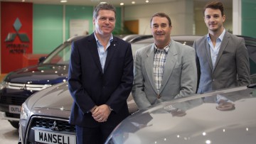 Am Rande: Nigel Mansell wird Autohändler